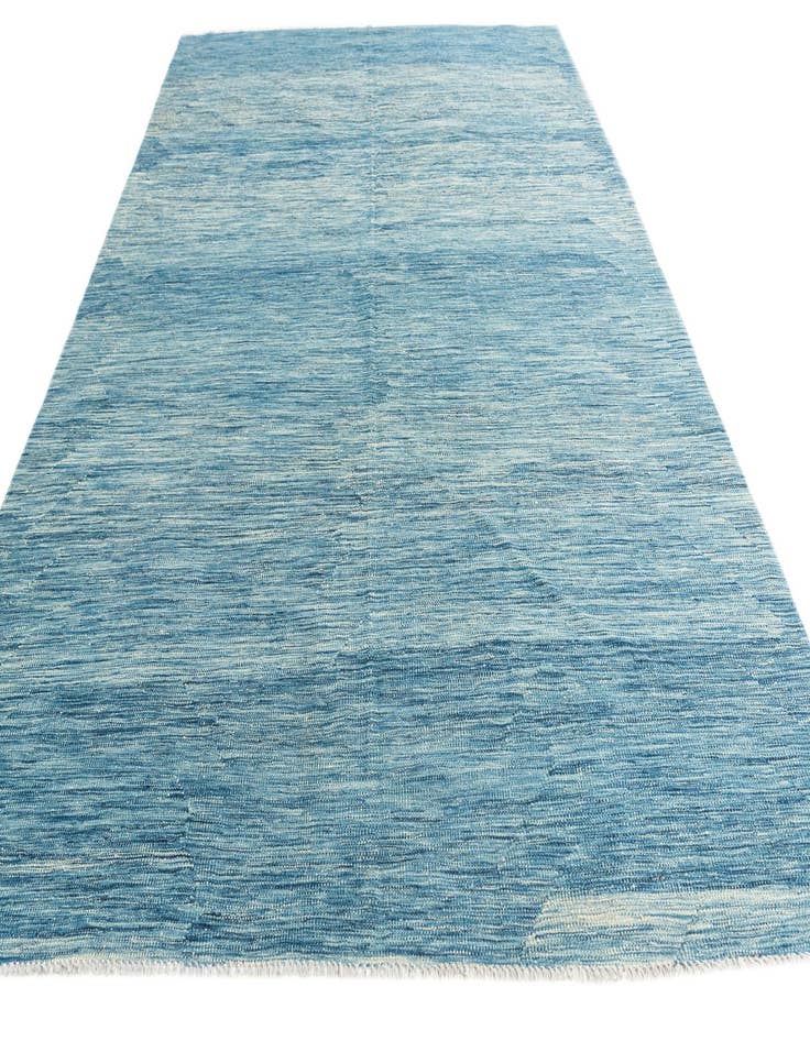 Detail image of  6' 7 x 9' 9  Hand Woven Kilim Modern Wool Rug