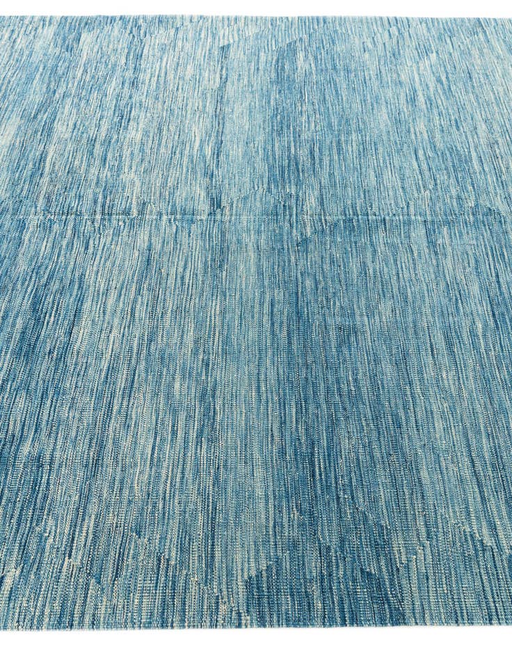 Detail image of  6' 7 x 9' 9  Hand Woven Kilim Modern Wool Rug