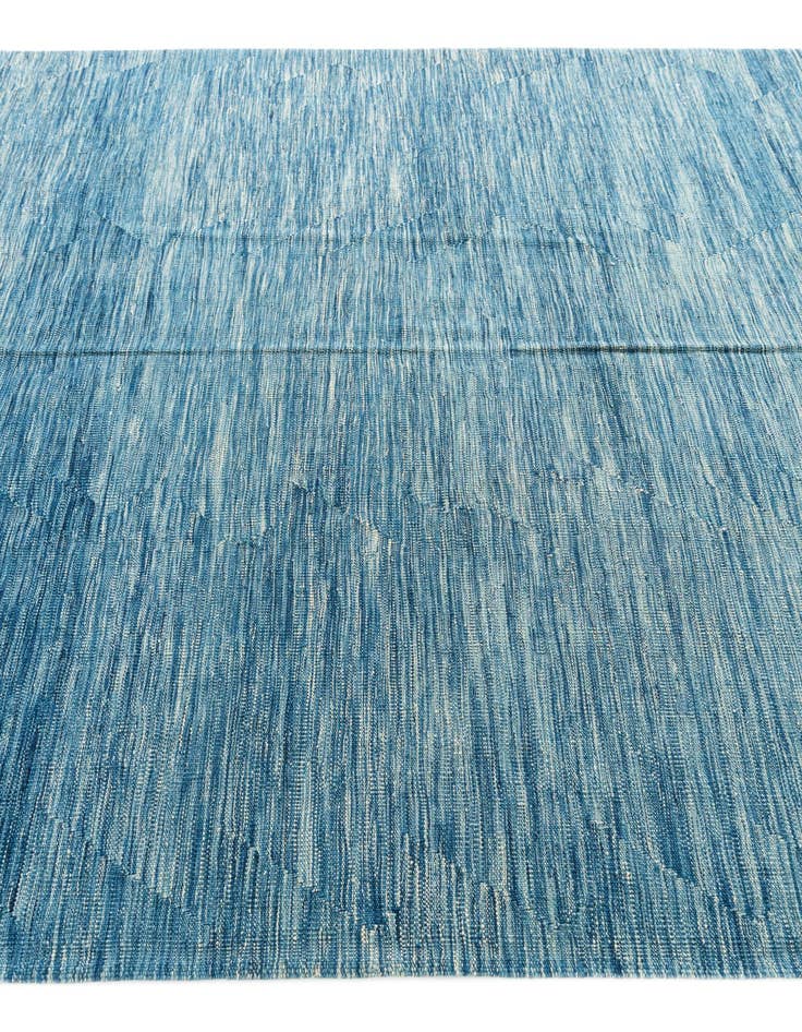 Detail image of  6' 8 x 9' 9  Hand Woven Kilim Modern Wool Rug