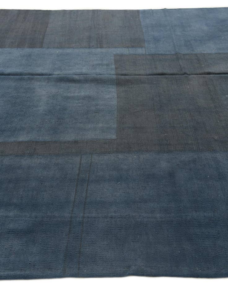 Detail image of  6' 9 x 9' 6  Hand Woven Kilim Modern Wool Rug