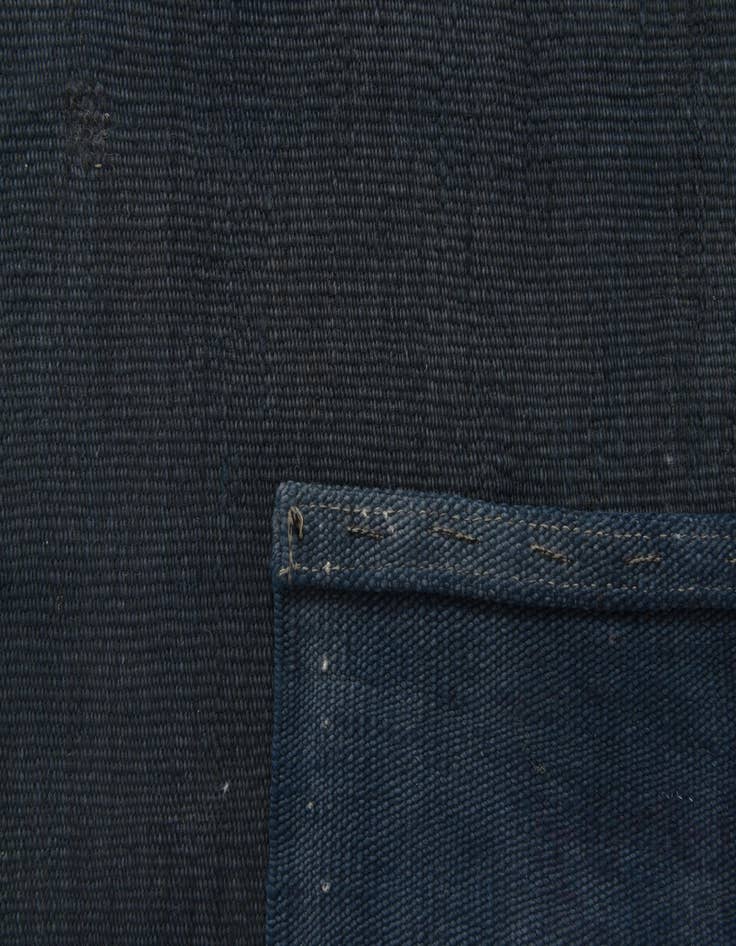 Detail image of  6' 9 x 9' 6  Hand Woven Kilim Modern Wool Rug