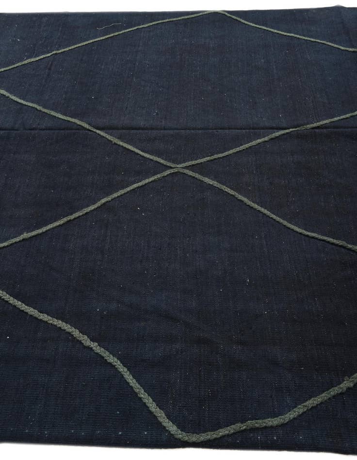 Detail image of  6' 5 x 10' 1  Hand Woven Kilim Modern Wool Rug