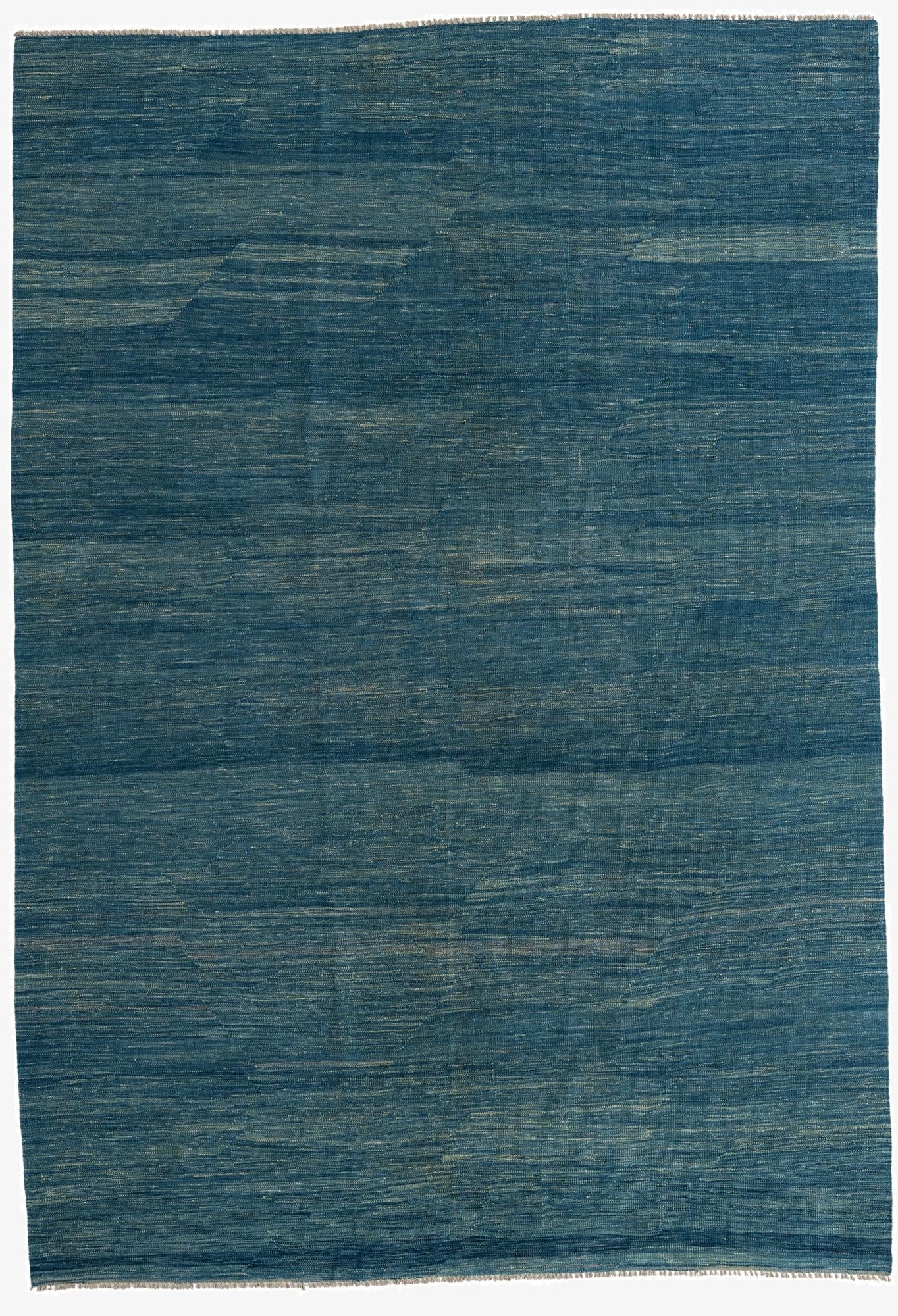  6' 8 x 9' 9  Hand Woven Kilim Modern Wool Rug
