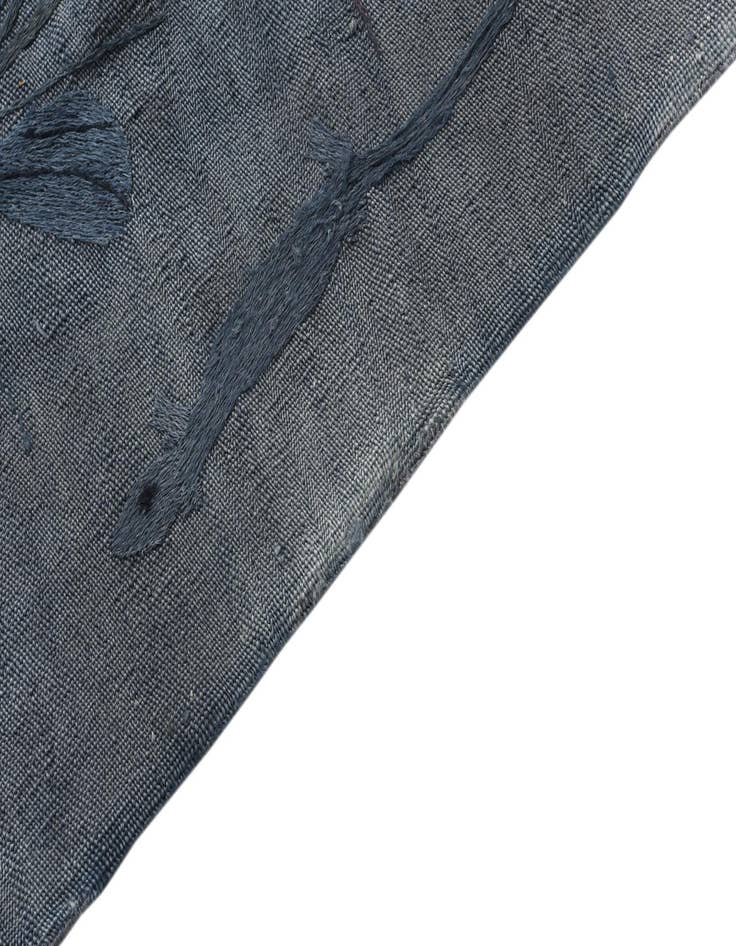 Detail image of  4' 10 x 6' 7  Hand Woven Kilim Suzani Wool Rug