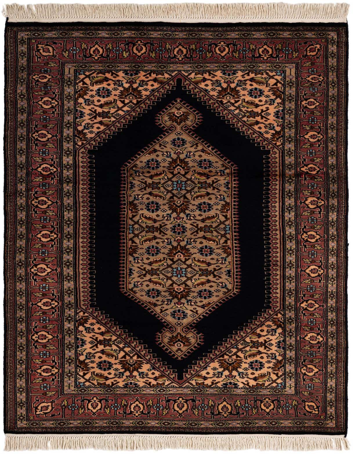 Primary image  4' 1 x 6' 2  Hand Knotted Lahour Oriental Wool Rug