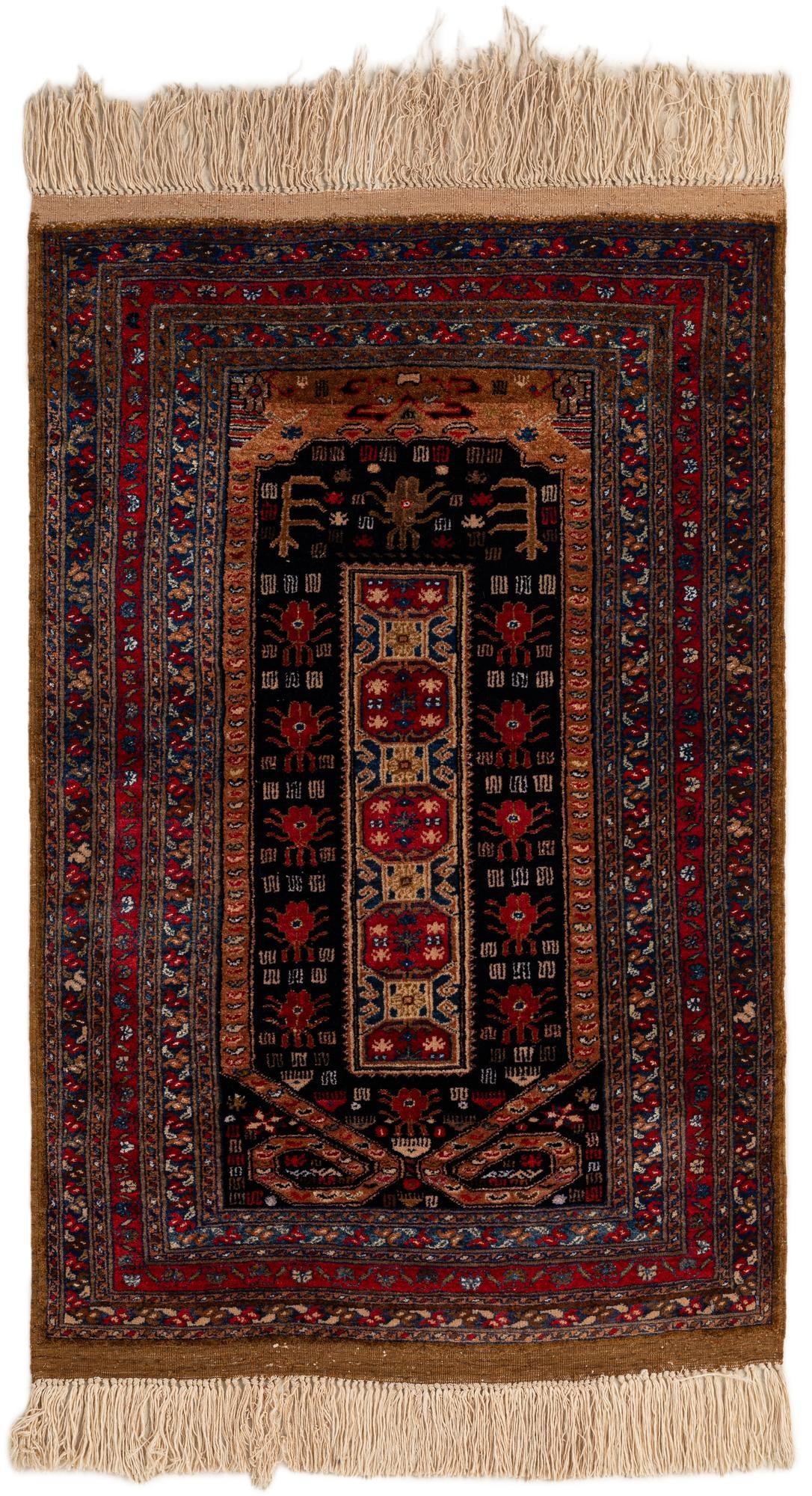  2' 6 x 4'  Hand Knotted Lahour Oriental Rug