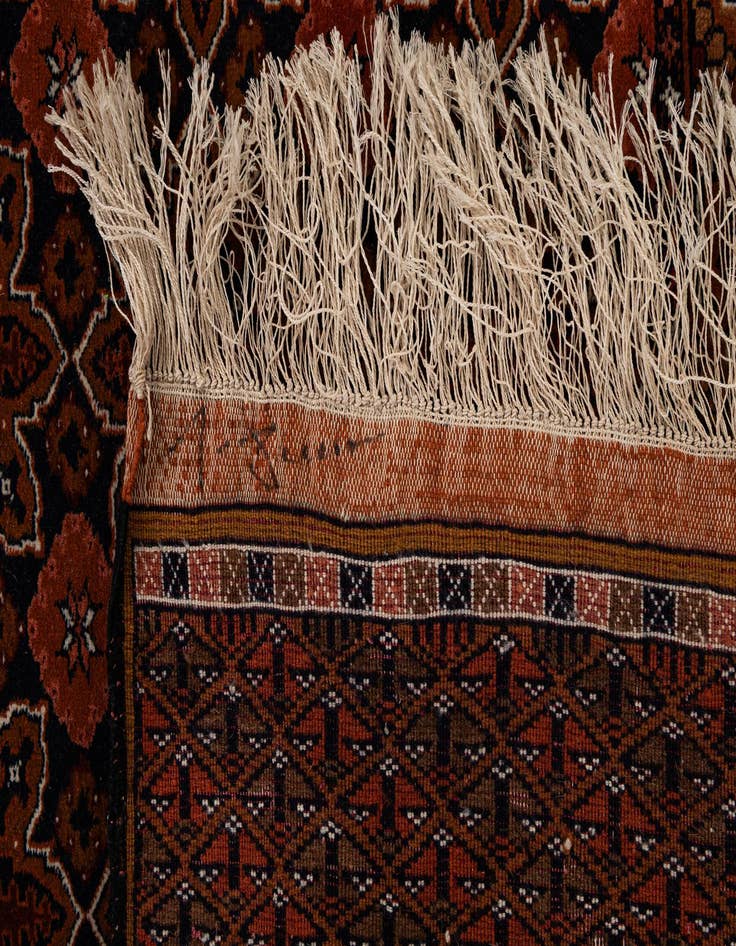 Detail image of  3' 9 x 5' 7  Hand Knotted Lahour Oriental Wool Rug