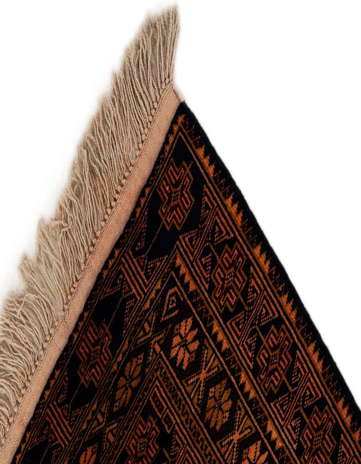 Detail image of  3' 7 x 6' 8  Hand Knotted Lahour Oriental Wool Rug