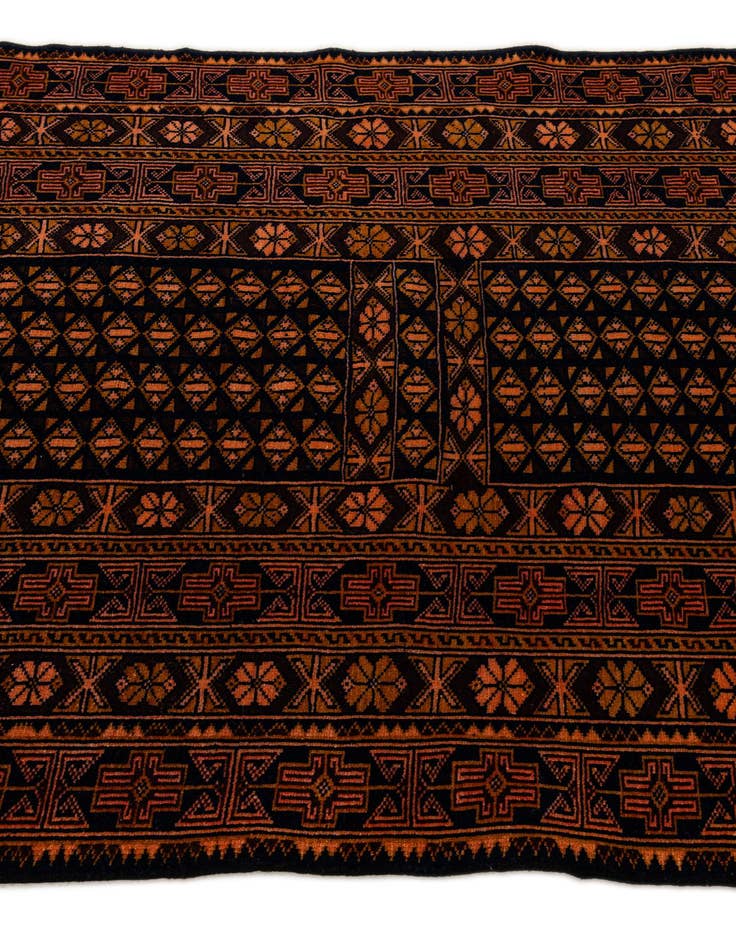 Detail image of  3' 7 x 6' 8  Hand Knotted Lahour Oriental Wool Rug