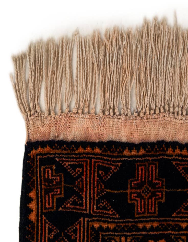 Detail image of  3' 7 x 6' 8  Hand Knotted Lahour Oriental Wool Rug