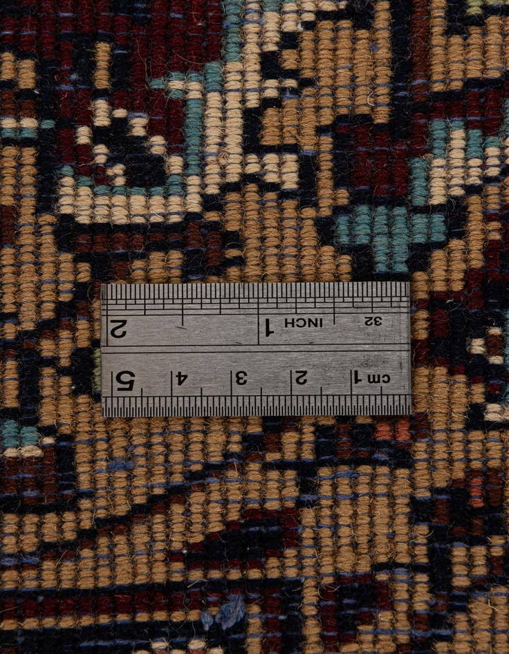 Detail image of  5' 9 x 8' 10  Hand Knotted Lahour Wool Rug