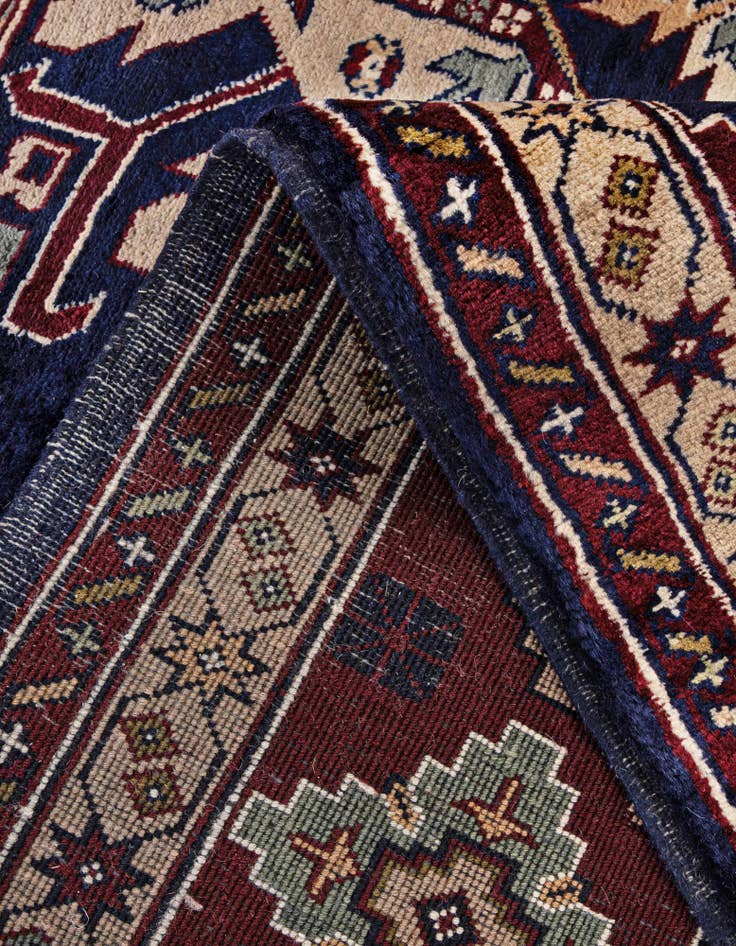 Detail image of  7' x 9' 7  Hand Knotted Lahour Wool Rug