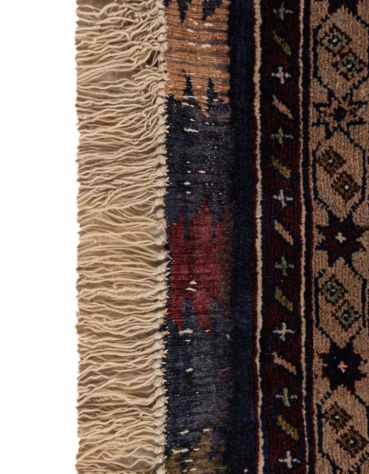 Detail image of  7' x 9' 7  Hand Knotted Lahour Wool Rug