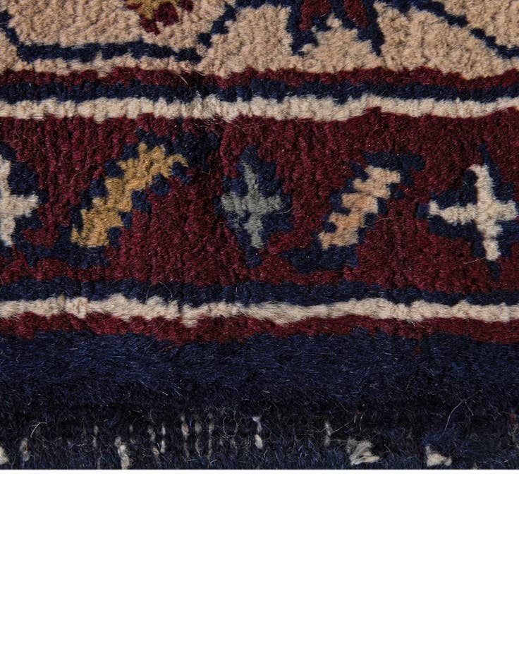 Detail image of  7' x 9' 7  Hand Knotted Lahour Wool Rug