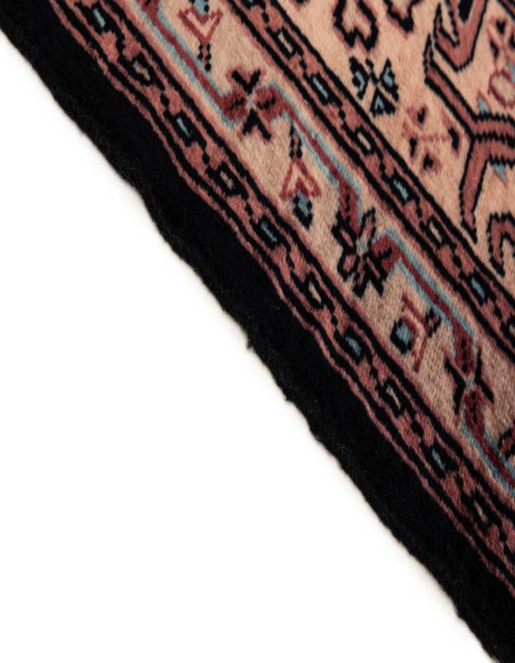 Detail image of  4' 2 x 6' 9  Hand Knotted Lahour Oriental Wool Rug