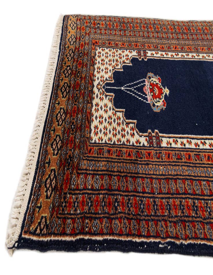 Detail image of  2' 1 x 2' 11  Hand Knotted Lahour Oriental Wool Rug