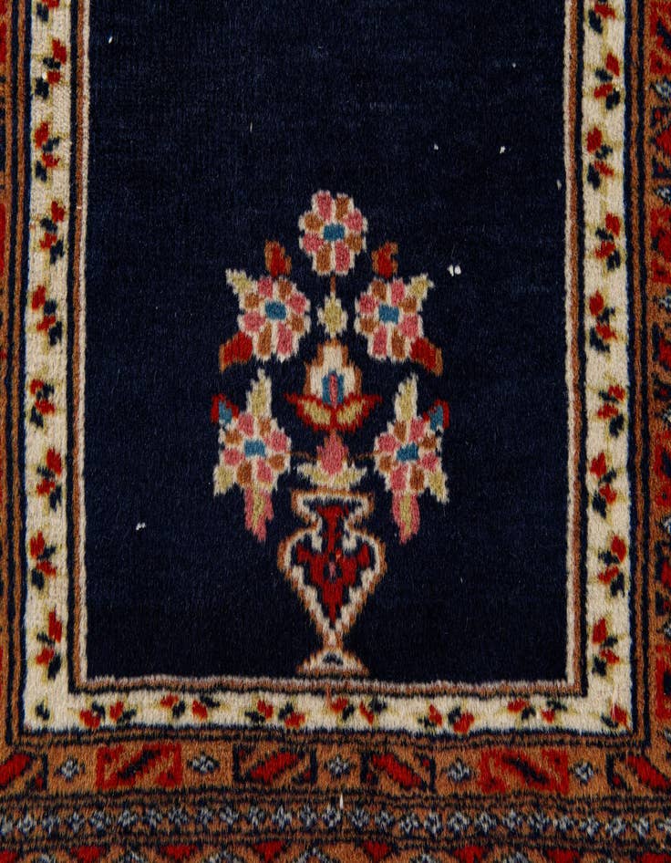 Detail image of  2' 1 x 2' 11  Hand Knotted Lahour Oriental Wool Rug