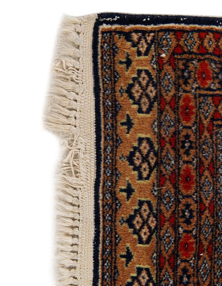 Detail image of  2' 1 x 2' 11  Hand Knotted Lahour Oriental Wool Rug