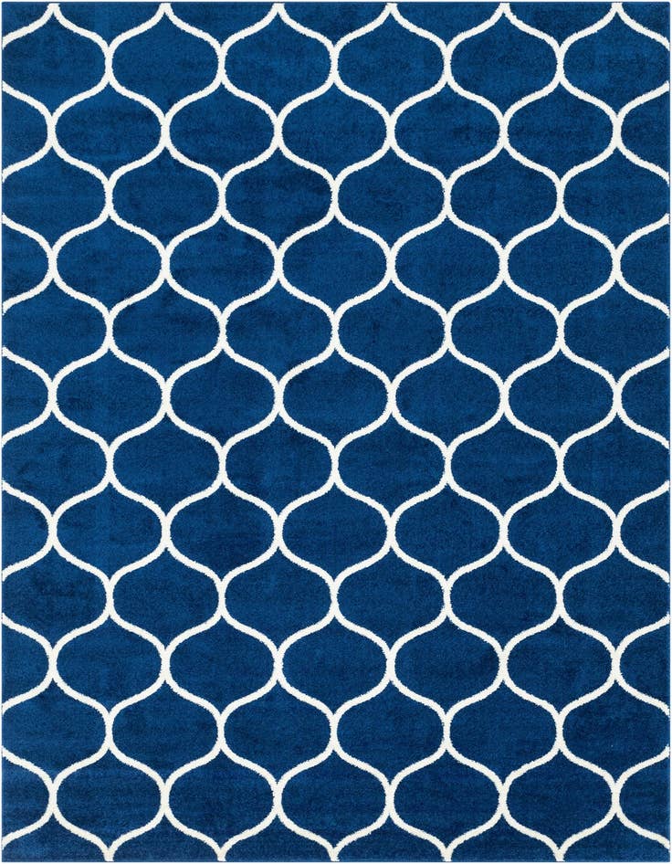 Detail image of  9' x 12' Lattice Frieze Rug