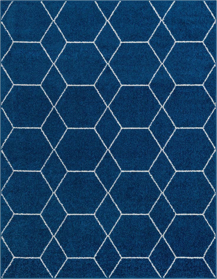 Detail image of  9' x 12' Lattice Frieze Rug