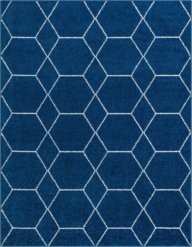 Detail image of  4' x 6' Lattice Frieze Rug