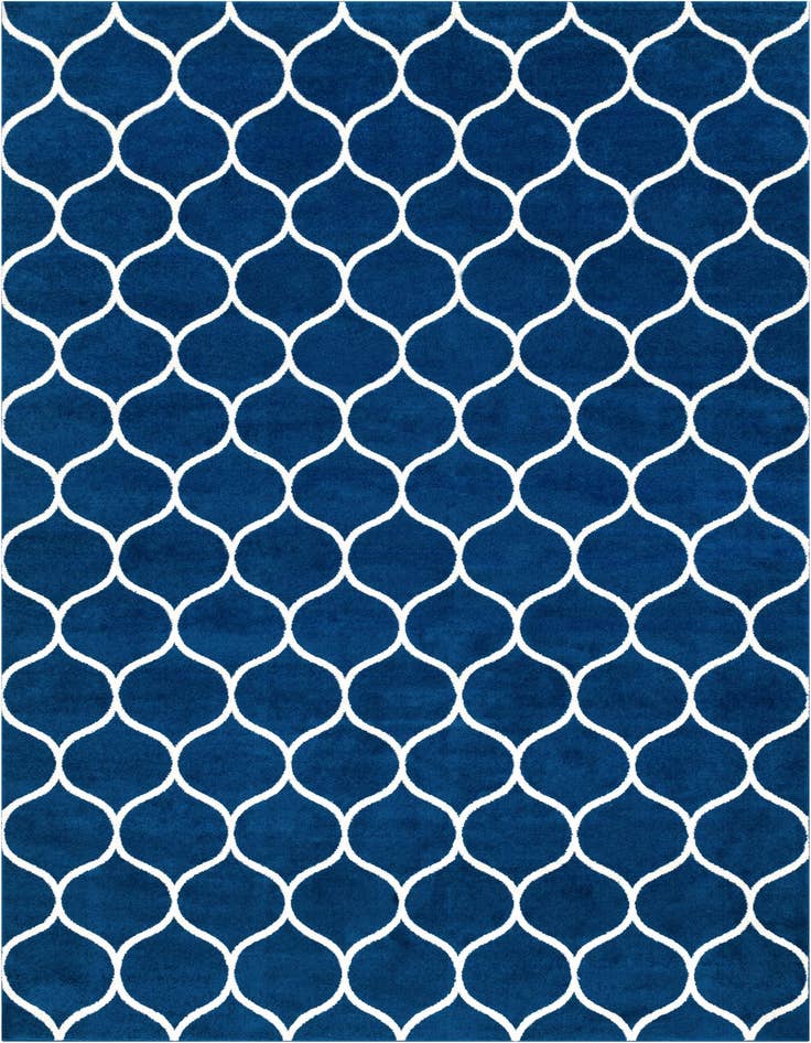 Detail image of  10' x 14' Lattice Frieze Rug