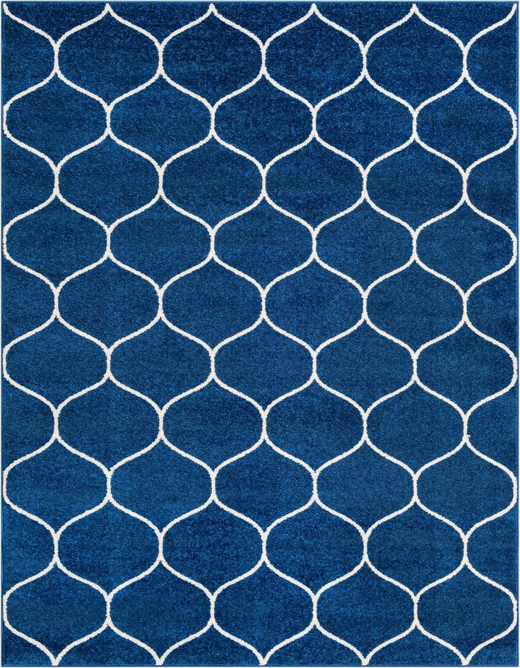 Detail image of  6' x 9' Lattice Frieze Rug