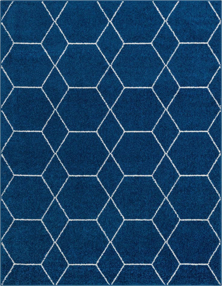 Detail image of  10' x 14' Lattice Frieze Rug