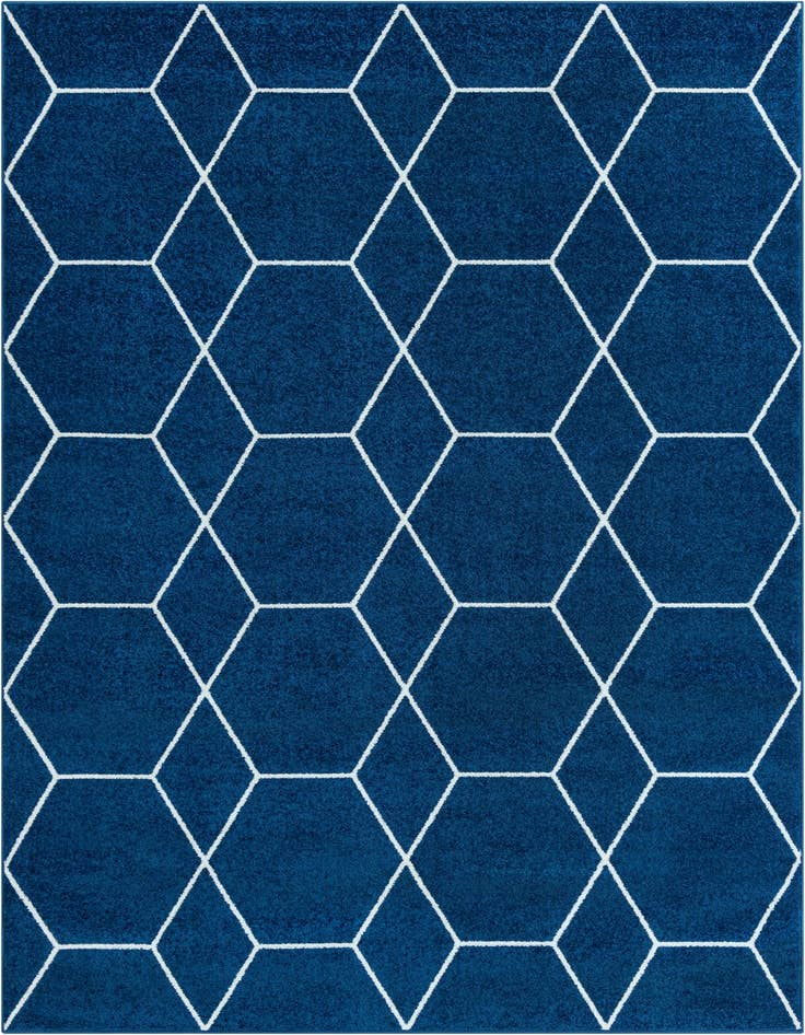 Detail image of  7' x 10' Lattice Frieze Rug