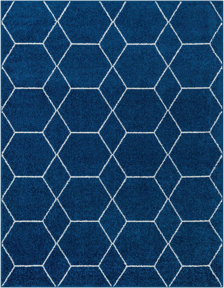 Detail image of  6' x 9' Lattice Frieze Rug