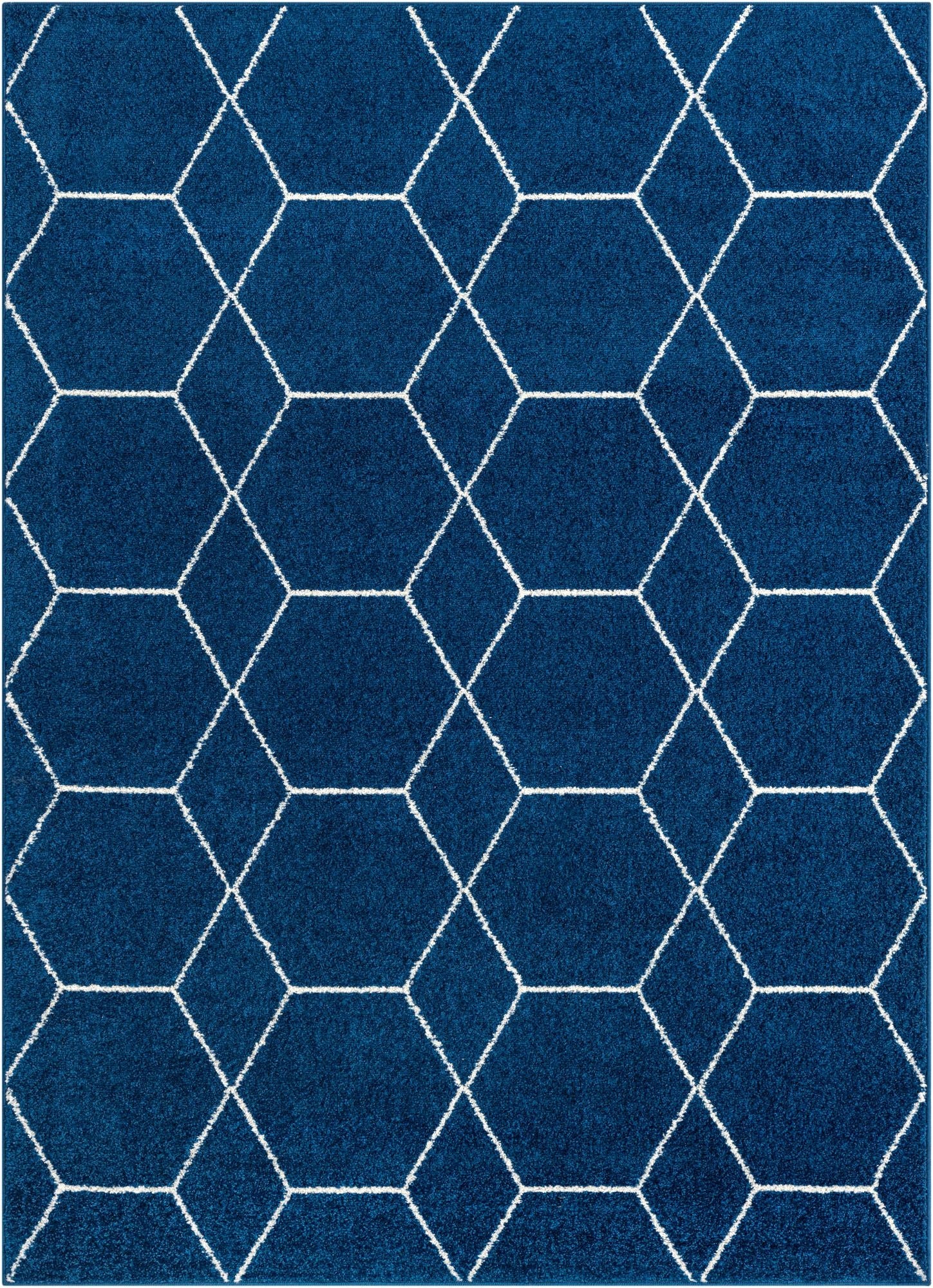  7' 10 x 11' Lattice Frieze Rug