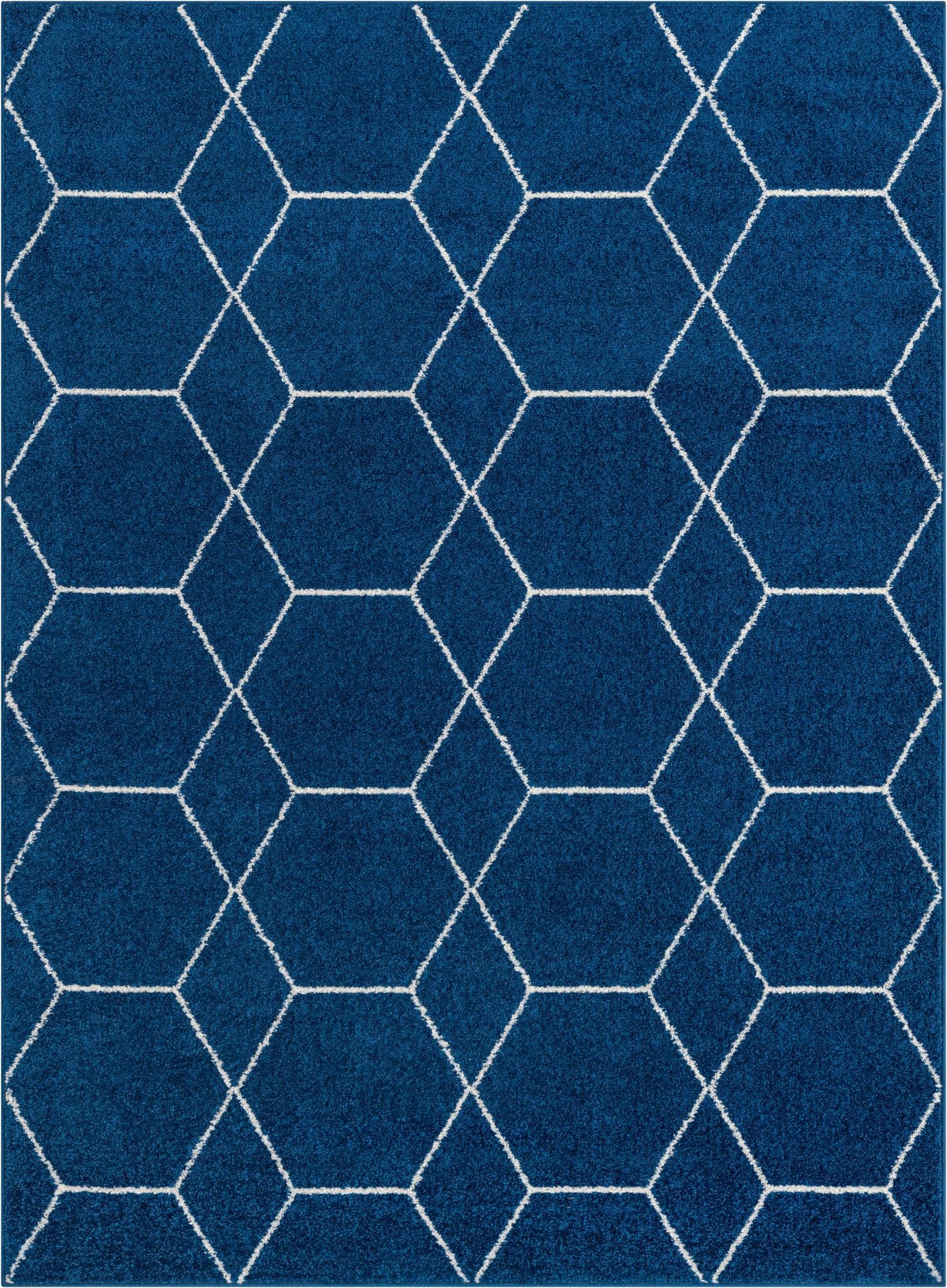  9' x 12' Lattice Frieze Rug