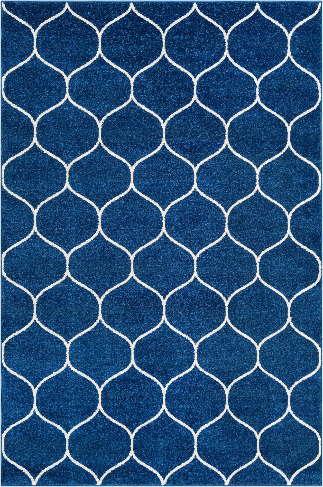  6' x 9' Lattice Frieze Rug