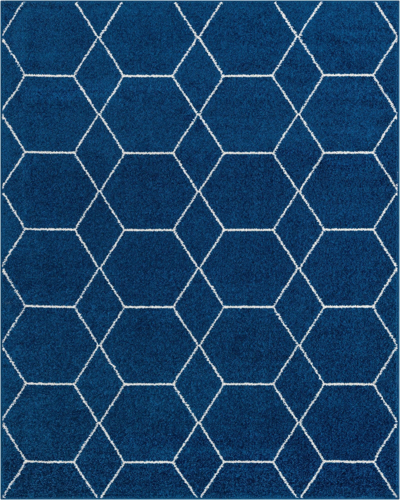  7' 10 x 10' Lattice Frieze Rug