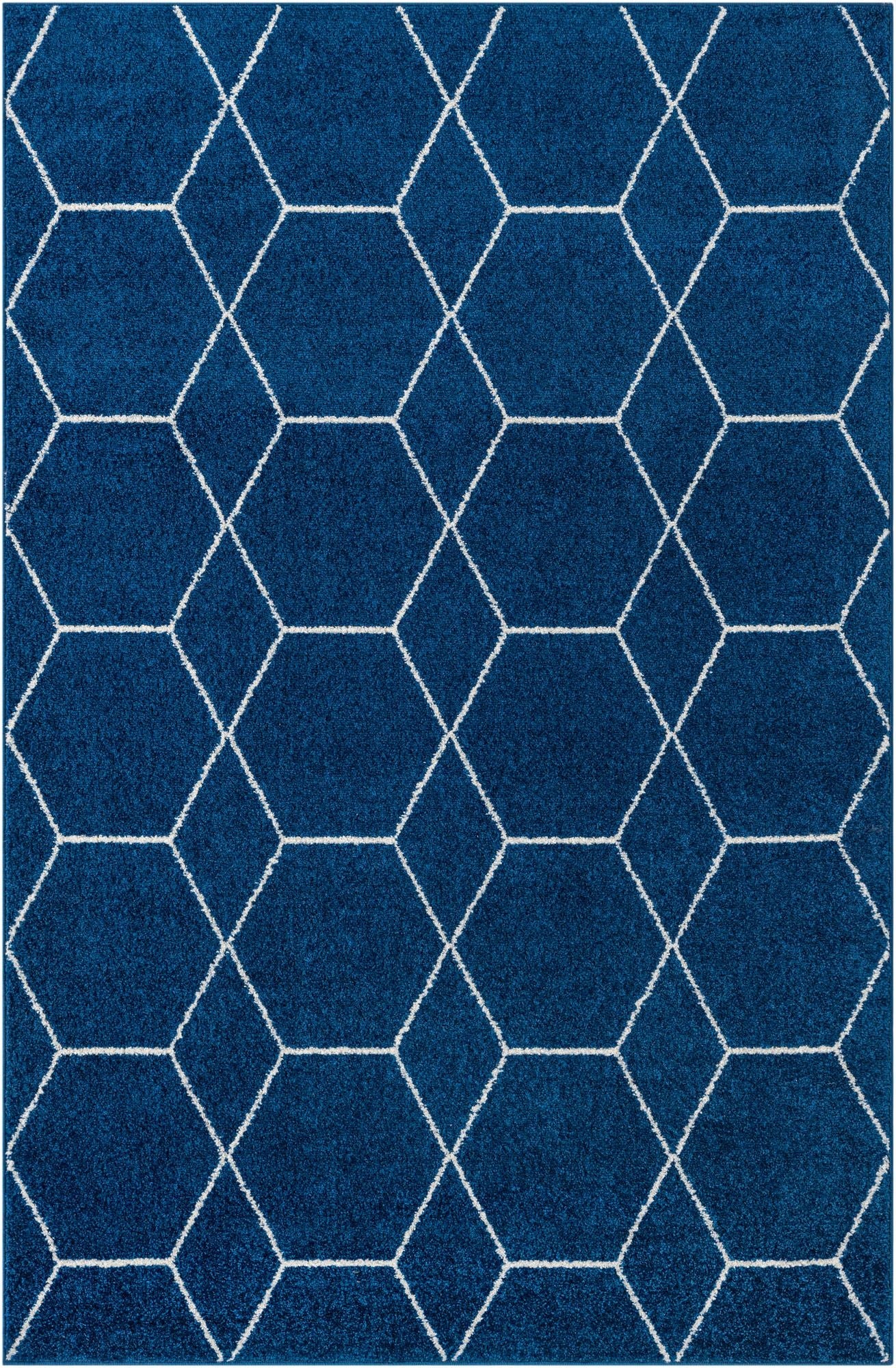  6' x 9' Lattice Frieze Rug