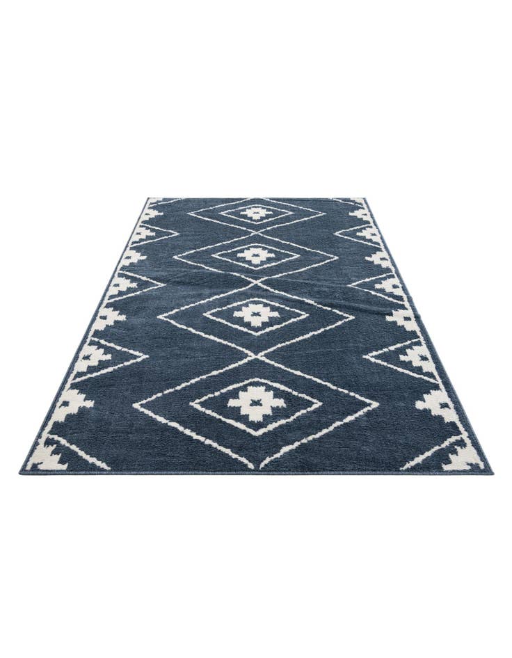 Detail image of  5' 3 x 7' 7 Lattice Rug