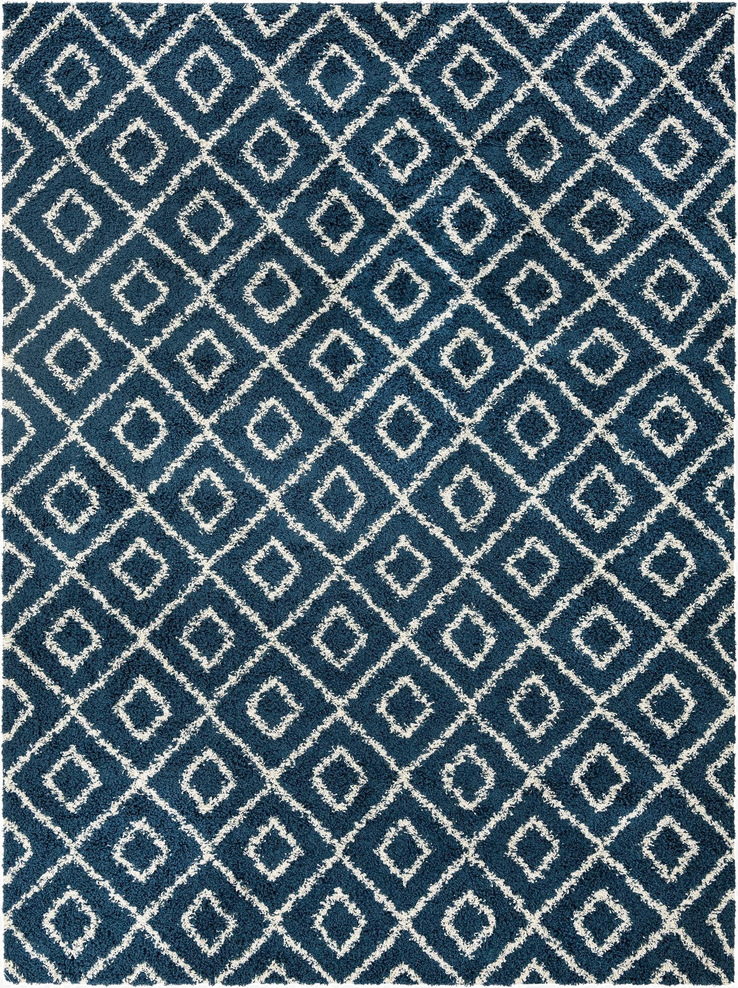  10' 8 x 14' Lattice Shag Rug