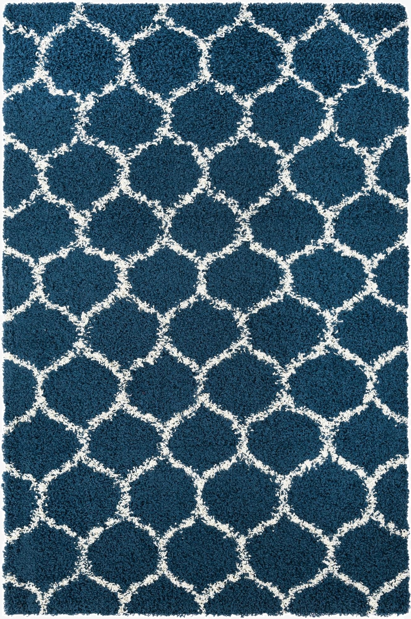  5' 3 x 8' Lattice Shag Rug