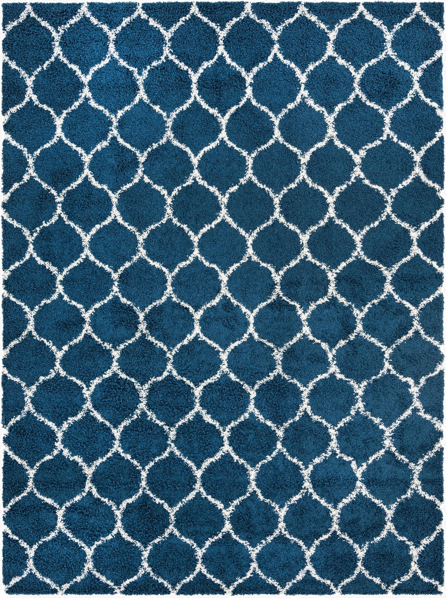  10' x 13' Lattice Shag Rug