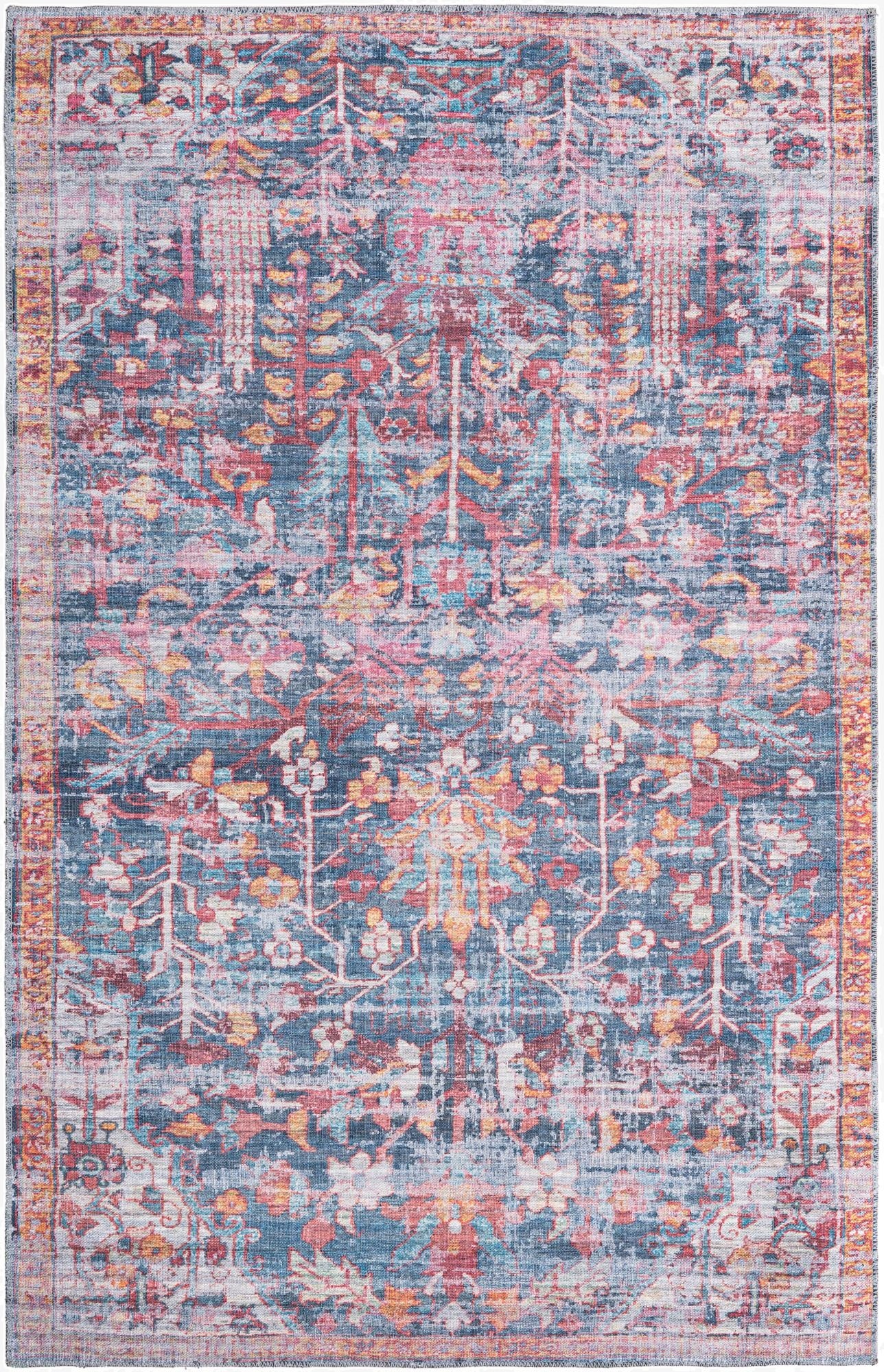  5' 3 x 8'  Washable Maahru Rug
