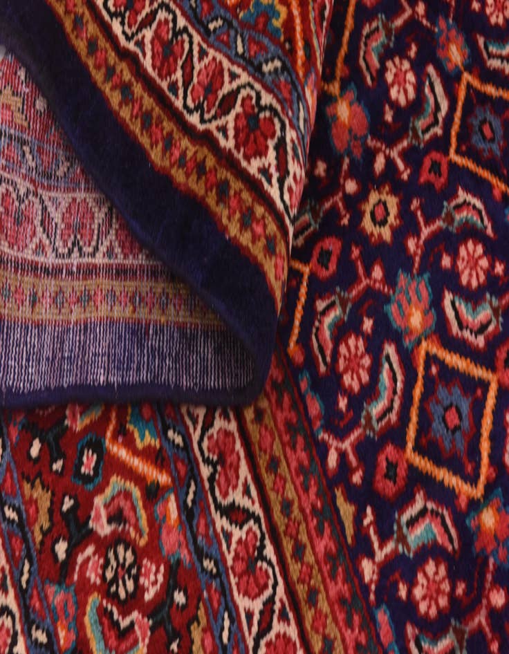 Detail image of  9' 7 x 13'  Hand Knotted Mahal Persian Wool Rug
