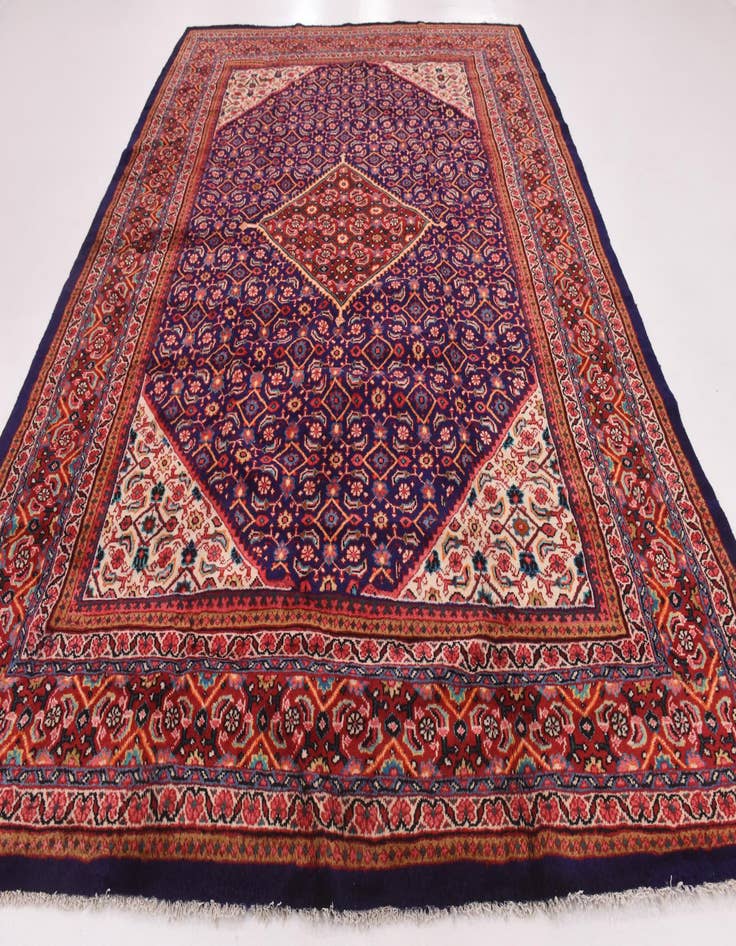 Detail image of  9' 7 x 13'  Hand Knotted Mahal Persian Wool Rug