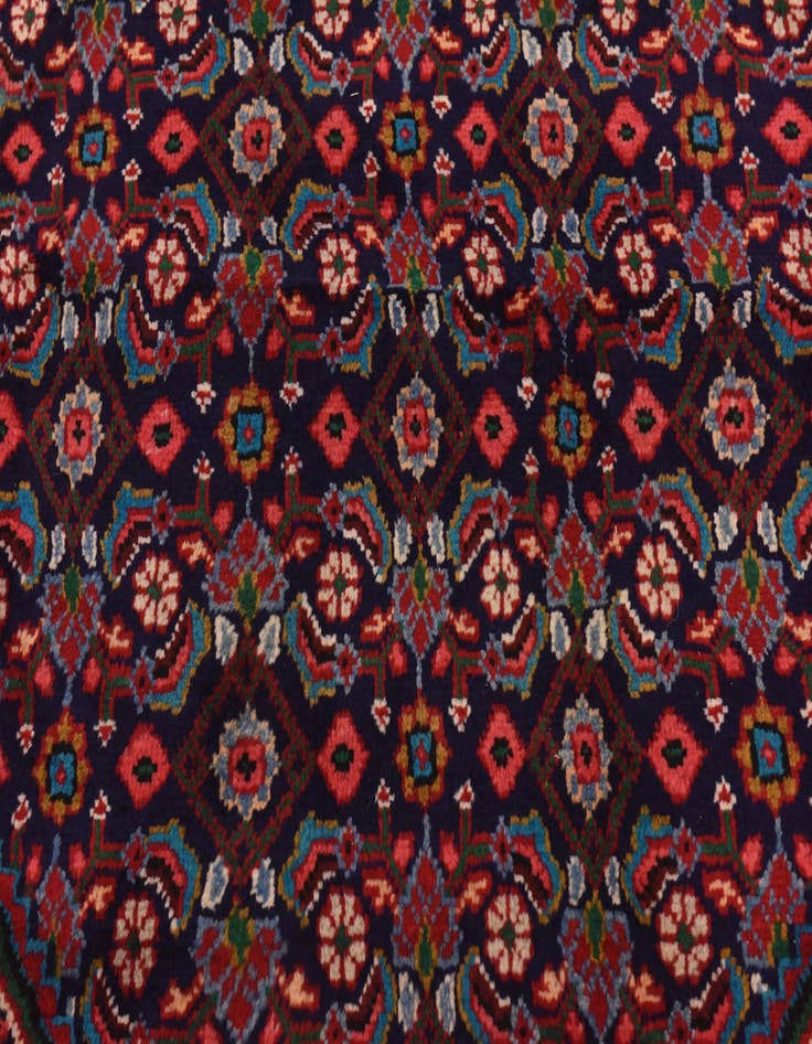 Detail image of  9' 8 x 13'  Hand Knotted Mahal Persian Wool Rug