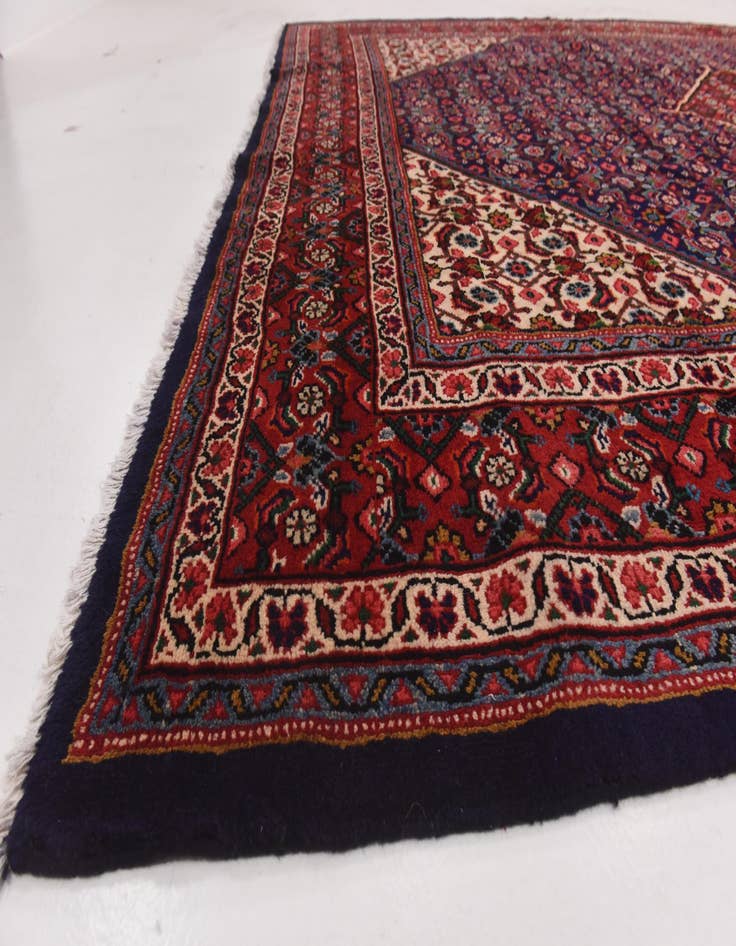 Detail image of  9' 8 x 13'  Hand Knotted Mahal Persian Wool Rug