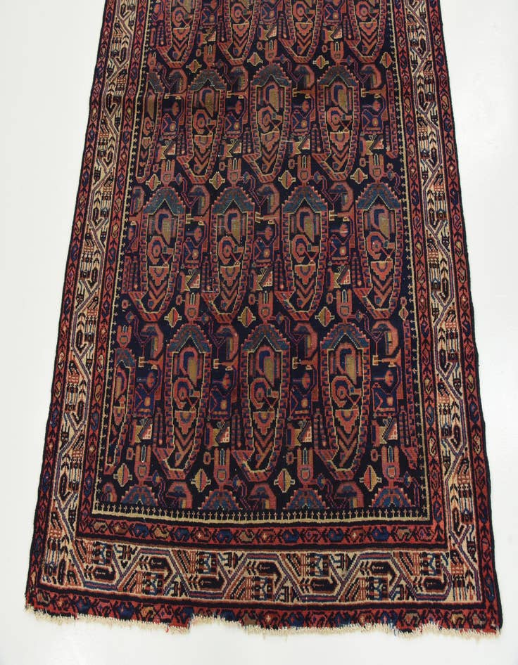 Detail image of  4' 4 x 6' 4  Hand Knotted Malayer Persian Wool Rug