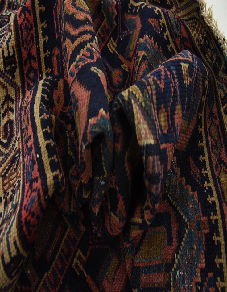 Detail image of  4' 4 x 6' 4  Hand Knotted Malayer Persian Wool Rug