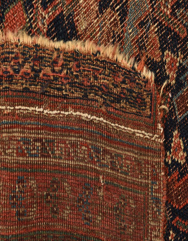 Detail image of  4' 3 x 5' 7  Hand Knotted Malayer Persian Wool Rug