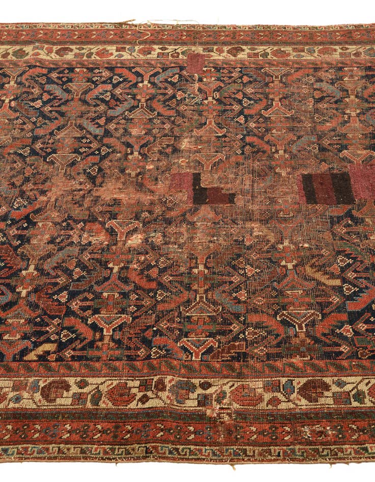 Detail image of  4' 3 x 5' 7  Hand Knotted Malayer Persian Wool Rug