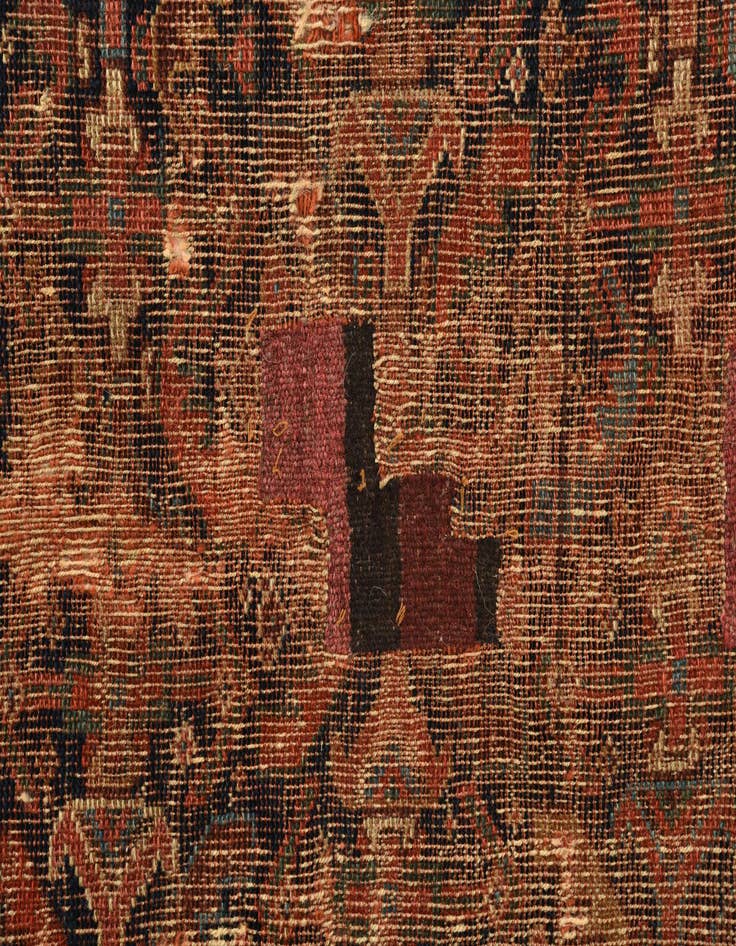 Detail image of  4' 3 x 5' 7  Hand Knotted Malayer Persian Wool Rug