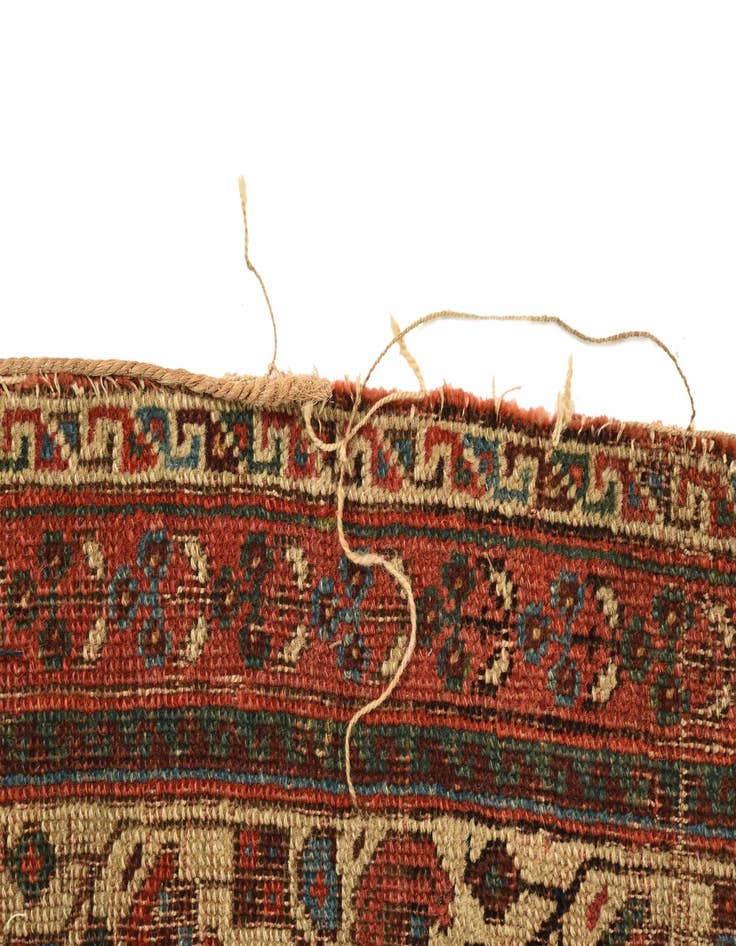 Detail image of  4' 3 x 5' 7  Hand Knotted Malayer Persian Wool Rug